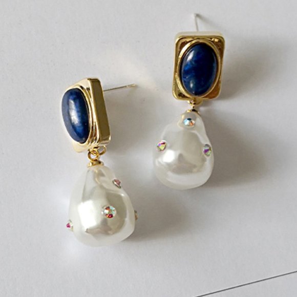 Pearl and diamond temperament earring ZBGJZB00140 - Picture 1 of 5
